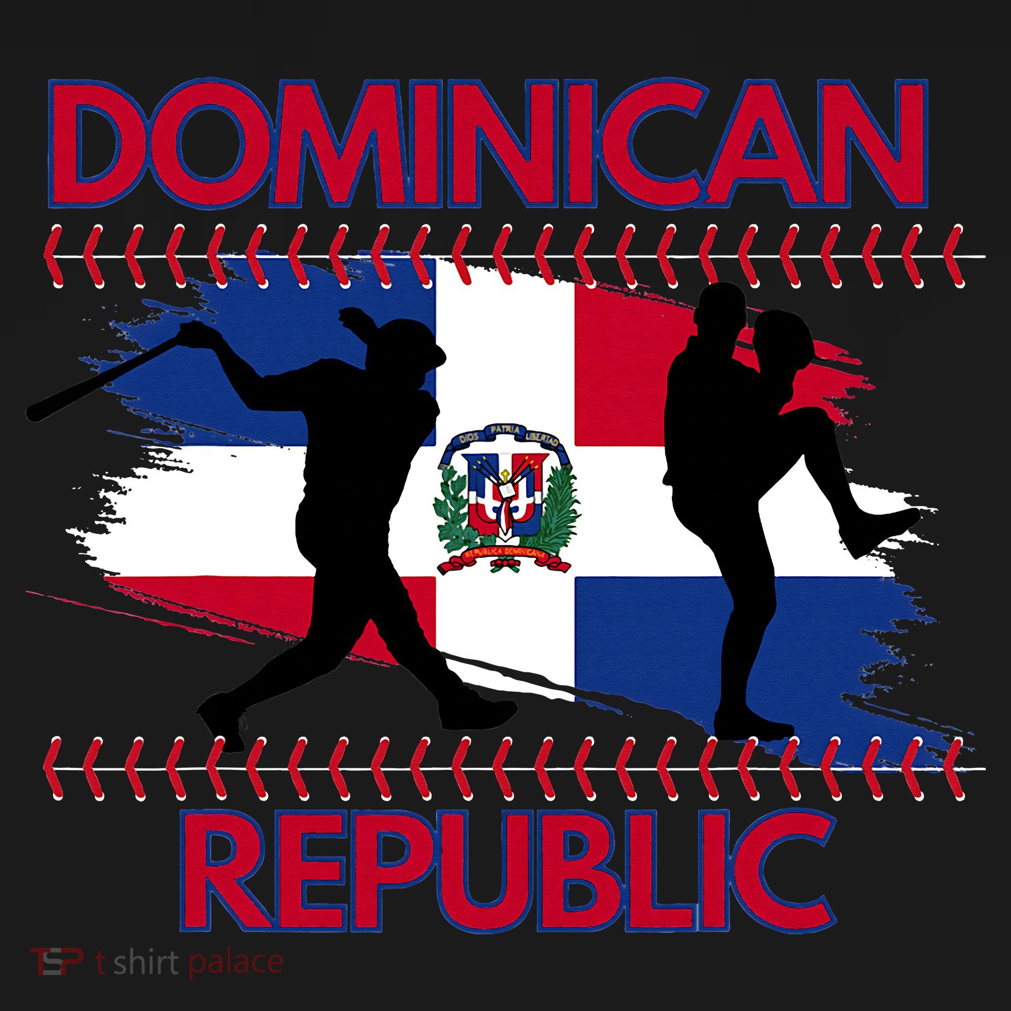 Dominican Republic Baseball Dominican Flag Visor