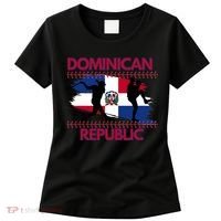 Dominican Republic Baseball Dominican Flag Women's T-Shirt thumb 0