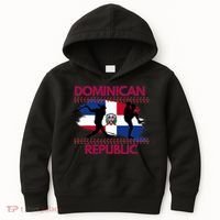 Dominican Republic Baseball Dominican Flag Kids Hoodie thumb 0