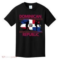 Dominican Republic Baseball Dominican Flag Kids T-Shirt thumb 0