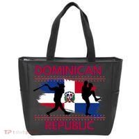 Dominican Republic Baseball Dominican Flag Tote Bag thumb 0