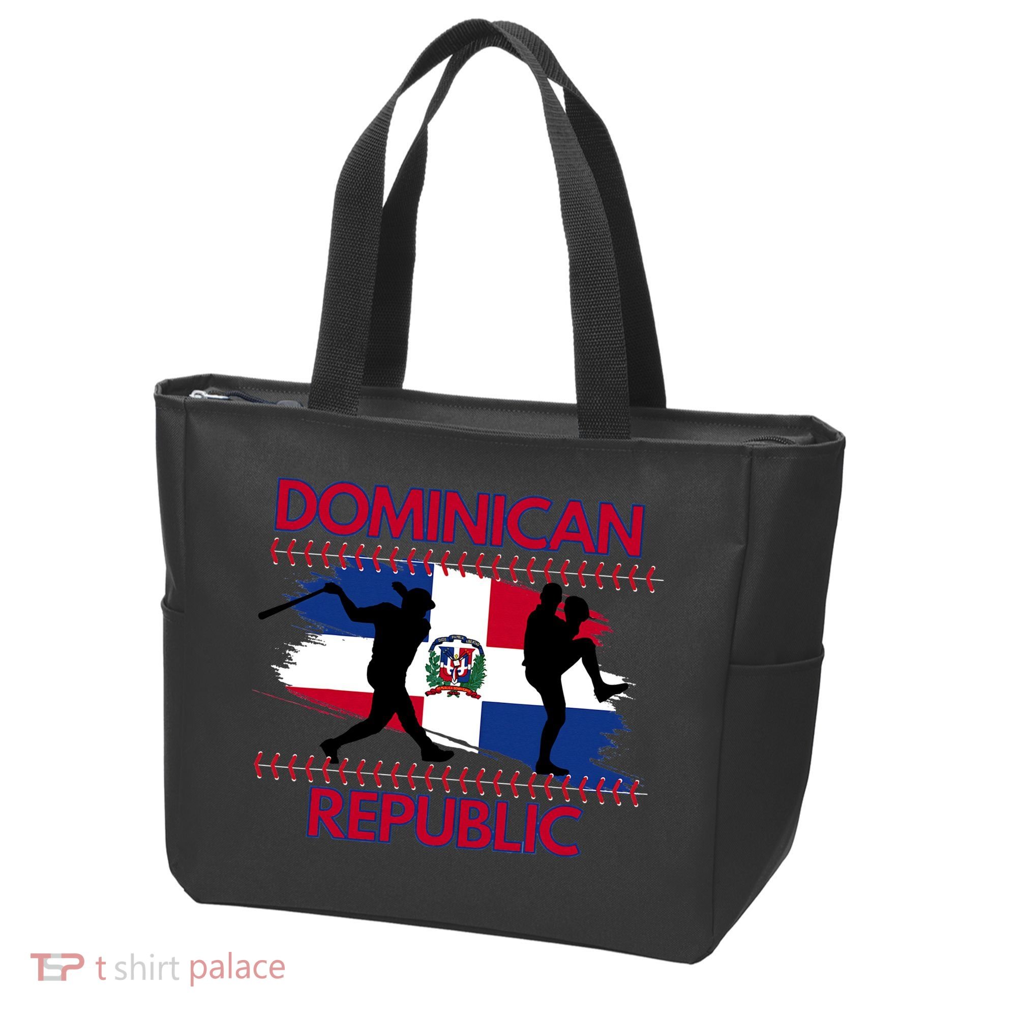 Dominican Republic Baseball Dominican Flag Tote Bag