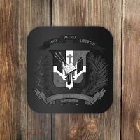 Dominican Republic Coat Of Arms Coaster thumb 0