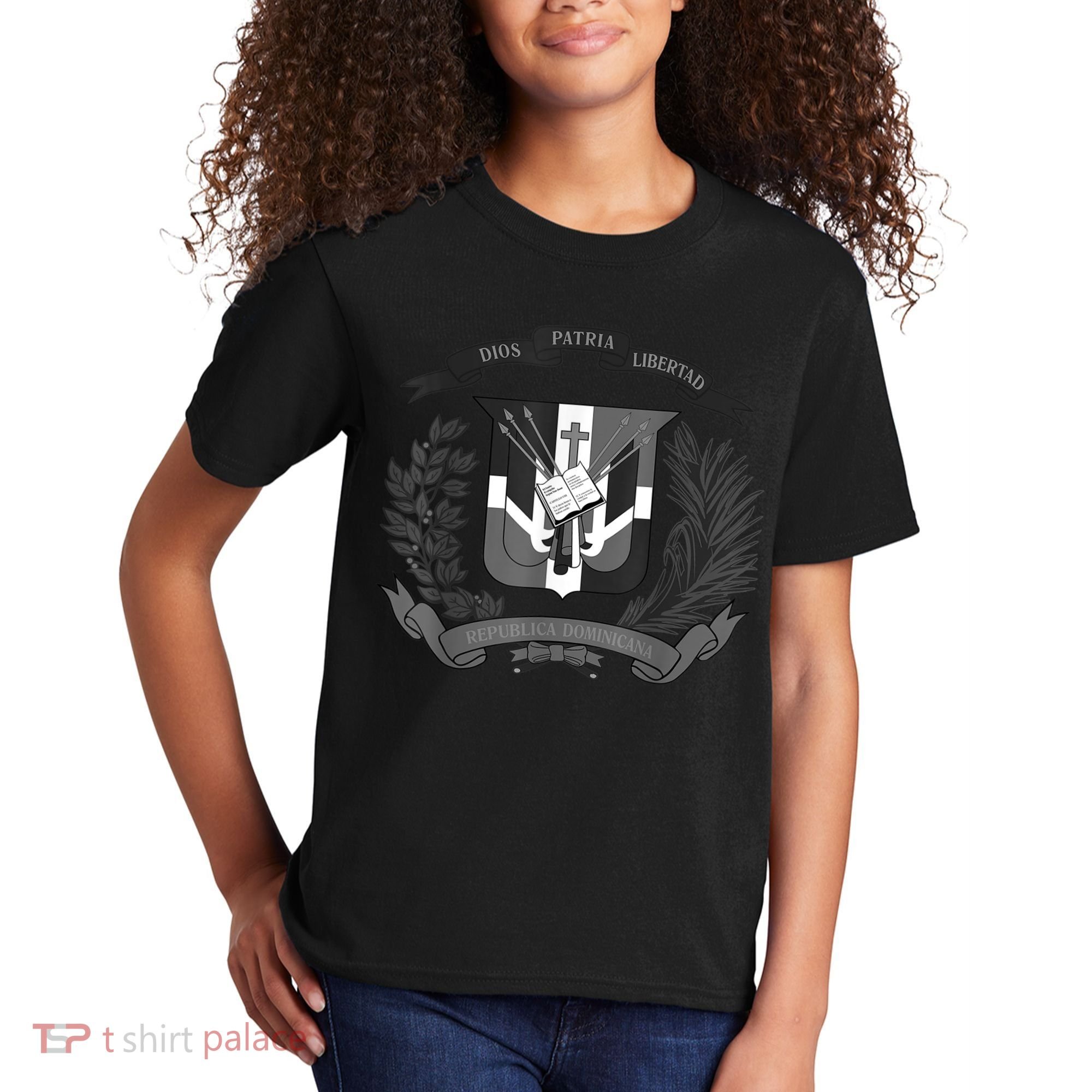 Dominican Republic Coat Of Arms Kids T-Shirt