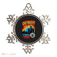 Detroit Retro Comic Style Ornament thumb 0
