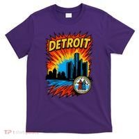 Detroit Retro Comic Style T-Shirt thumb 0