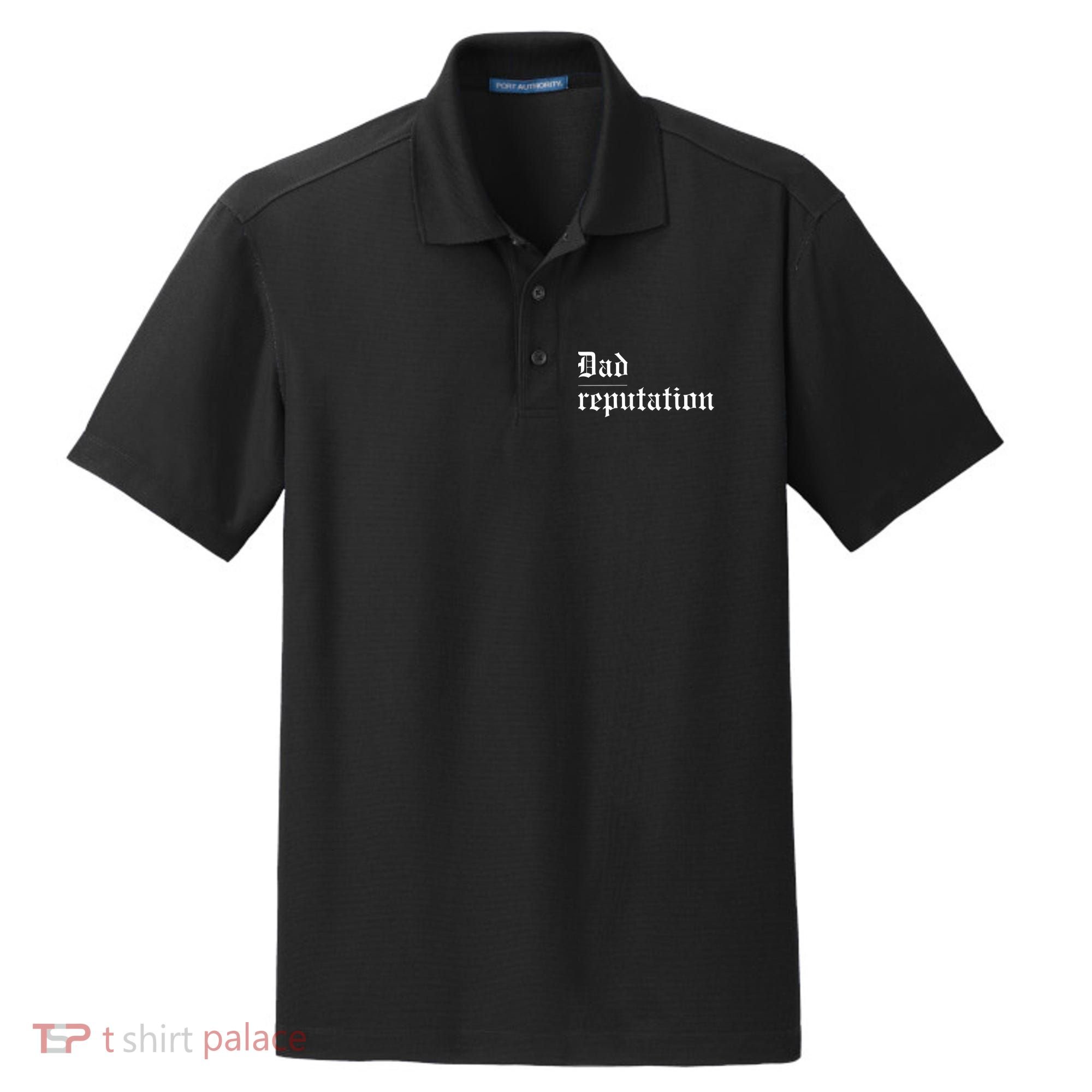 Dad Reputation Concert Music Lover Dry Zone Grid Polo
