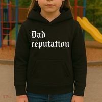 Dad Reputation Concert Music Lover Kids Hoodie thumb 3