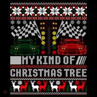 Drag Racing Christmas Tree Race Car Ugly Gift Doggie Tank thumb 4