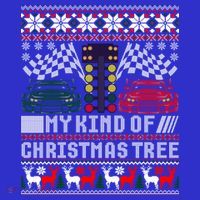 Drag Racing Christmas Tree Race Car Ugly Gift Kids Hoodie thumb 5