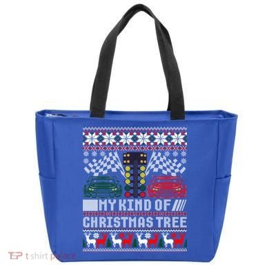 Drag Racing Christmas Tree Race Car Ugly Gift Tote Bag
