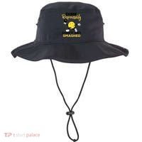 Dink Responsibly Don't Get Smashed Funny Pickleball Player Bucket Hat thumb 0