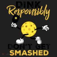 Dink Responsibly Don't Get Smashed Funny Pickleball Player Hat thumb 2
