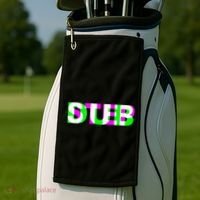 Dubstep Raver Dj Party Golf Towel thumb 2