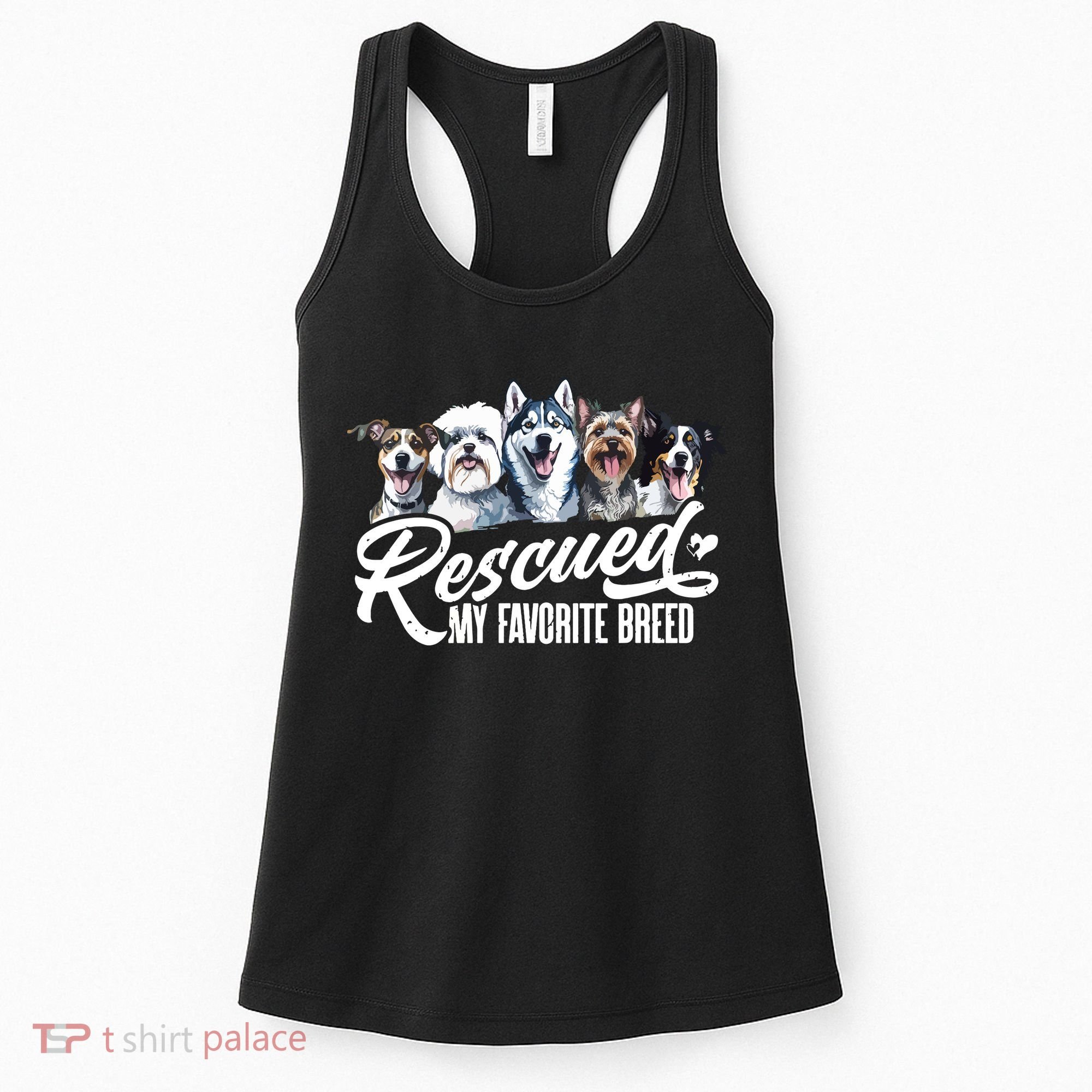 Dog Rescue Dog Dog Adoption Adopted Dog Dog Lover Women's Tank Top