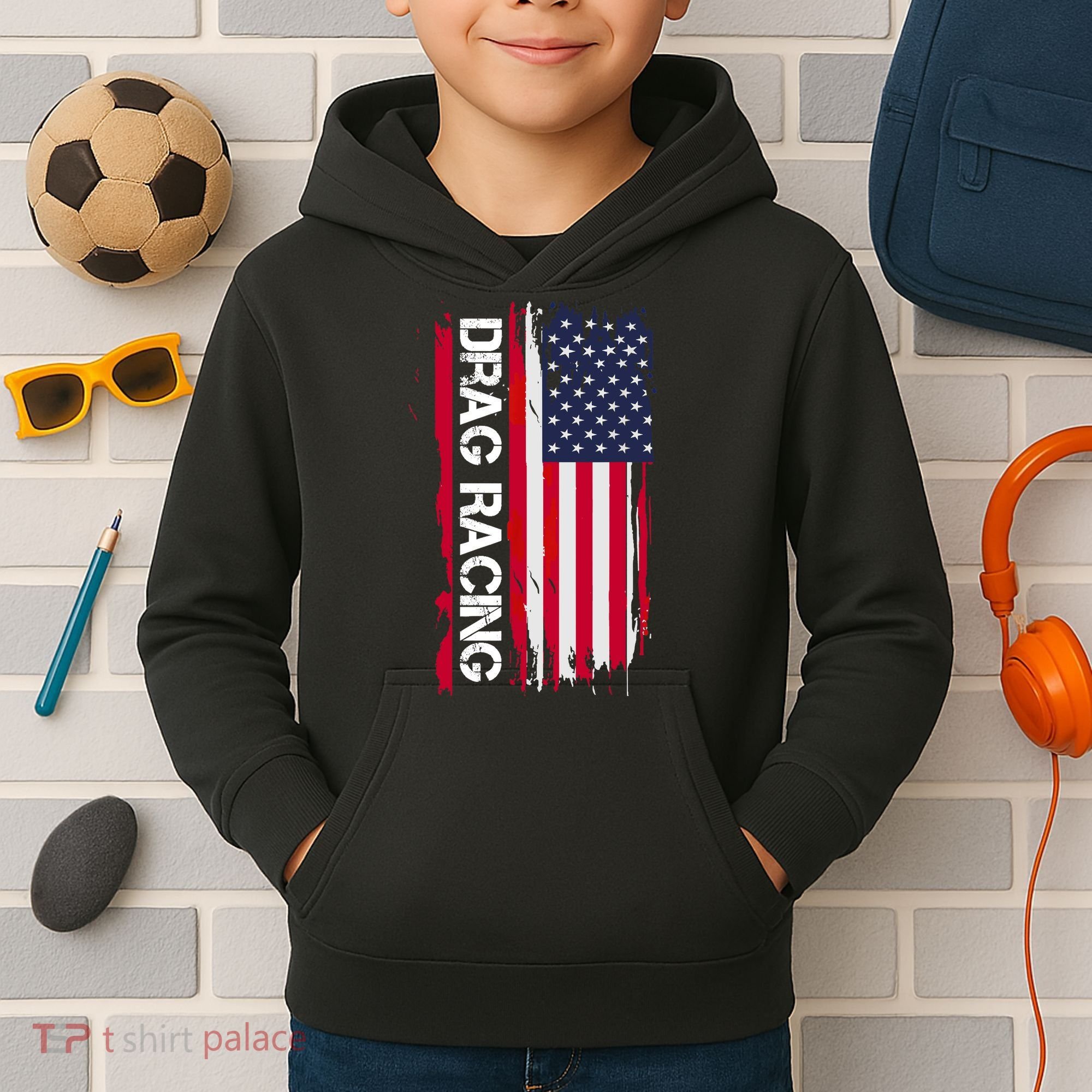 Drag Racing Kids Hoodie