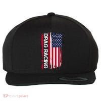 Drag Racing Wool Snapback Cap thumb 0