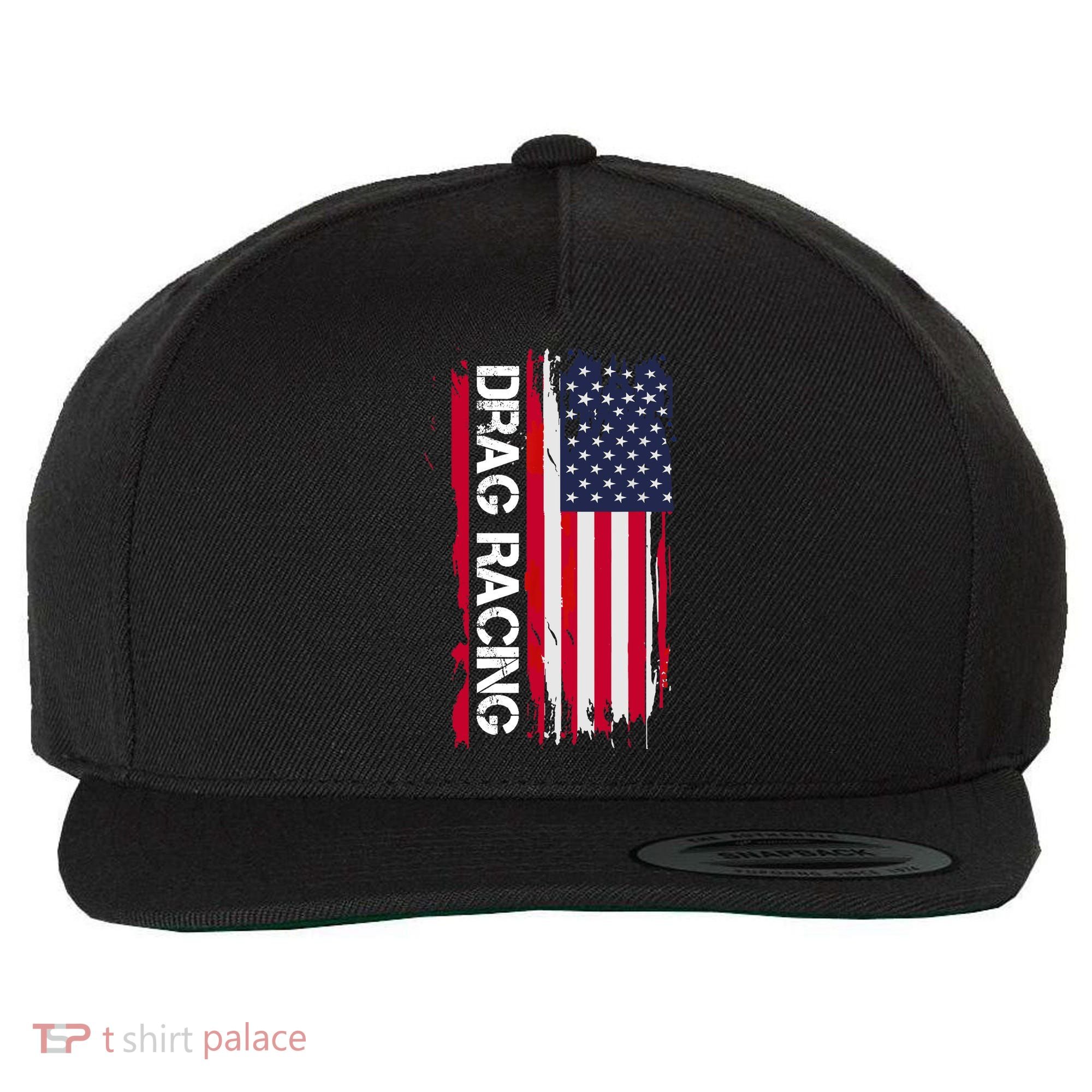 Drag Racing Wool Snapback Cap