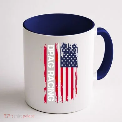 Drag Racing Coffee Mug back
