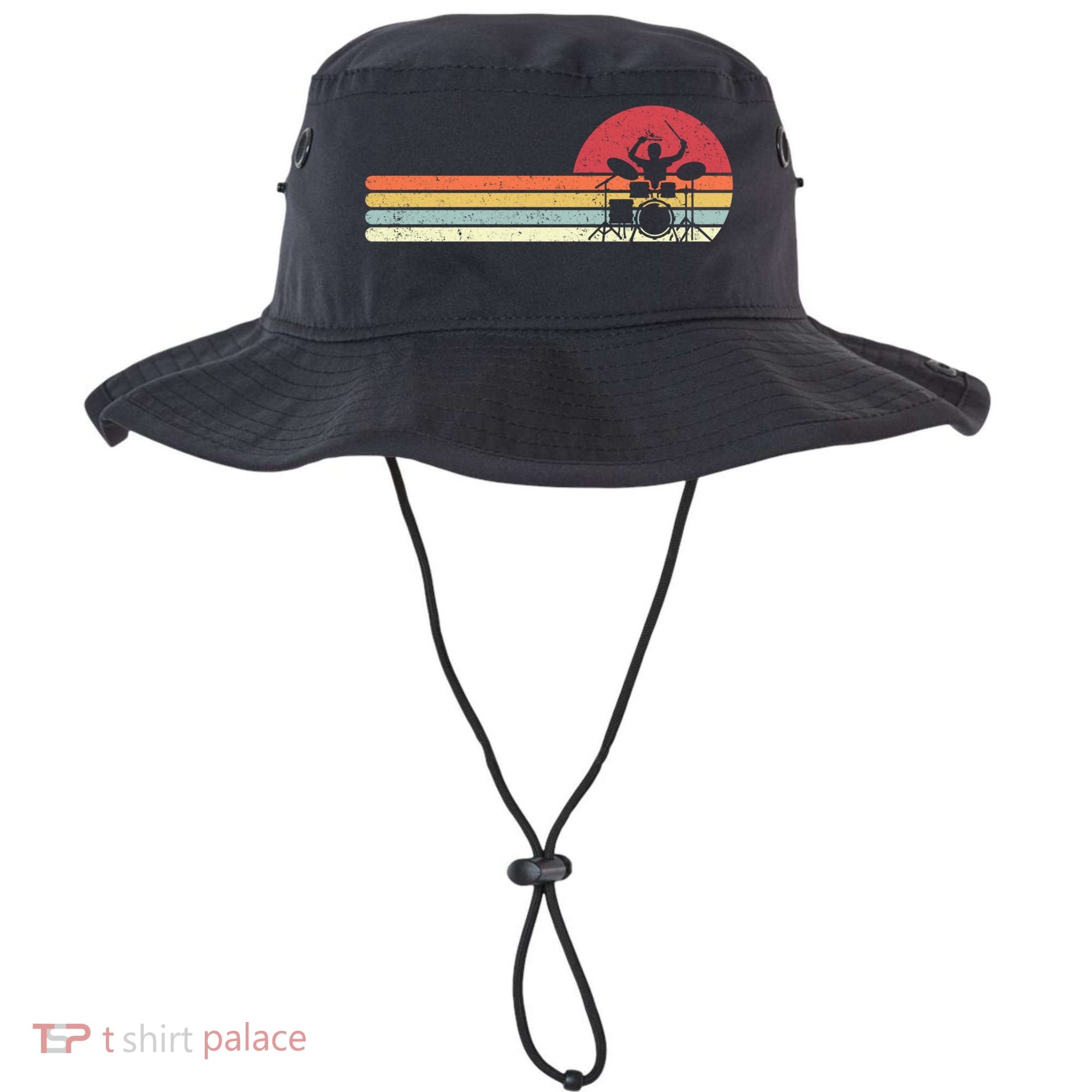 Drummer Retro Drums Gift Bucket Hat