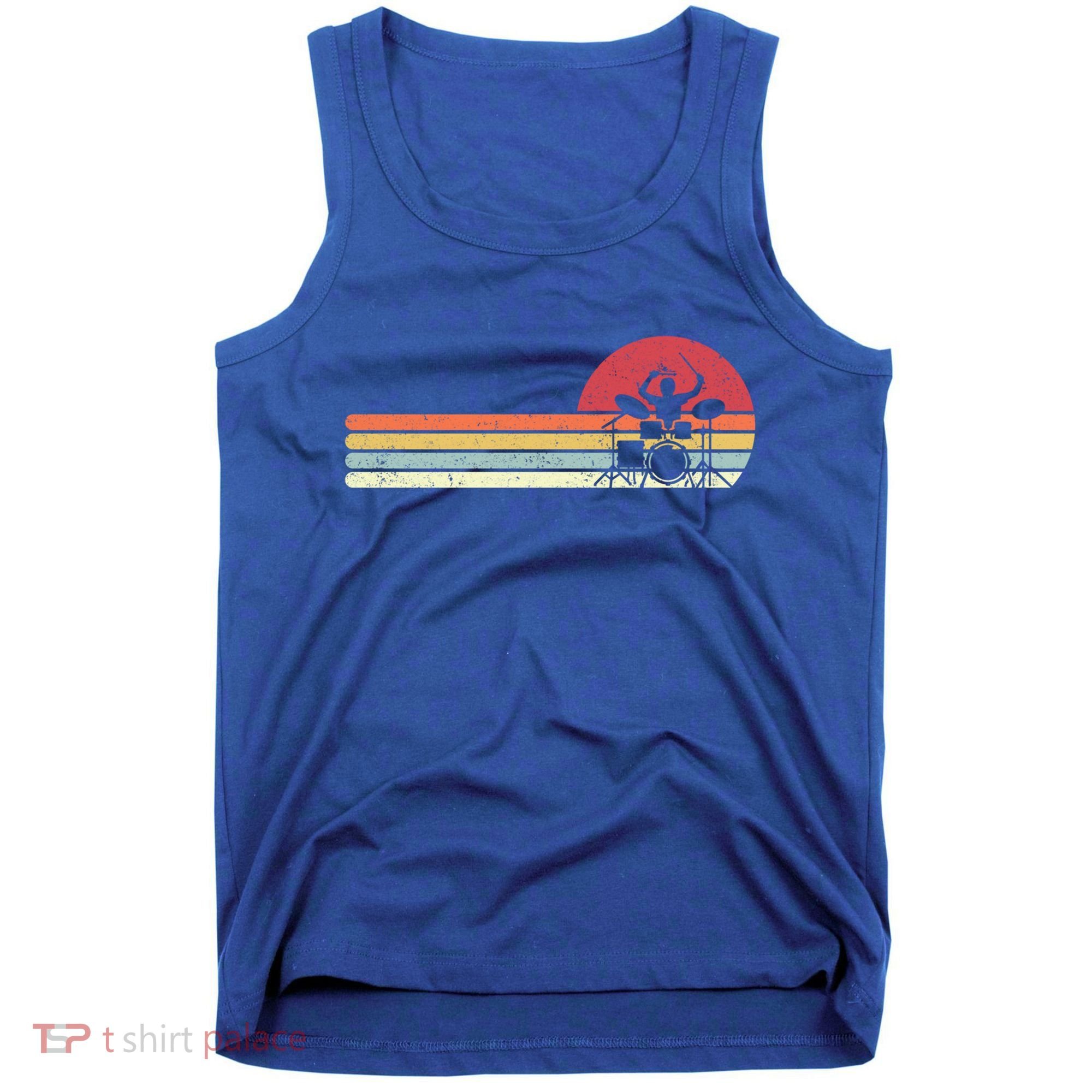 Drummer Retro Drums Gift Tank Top