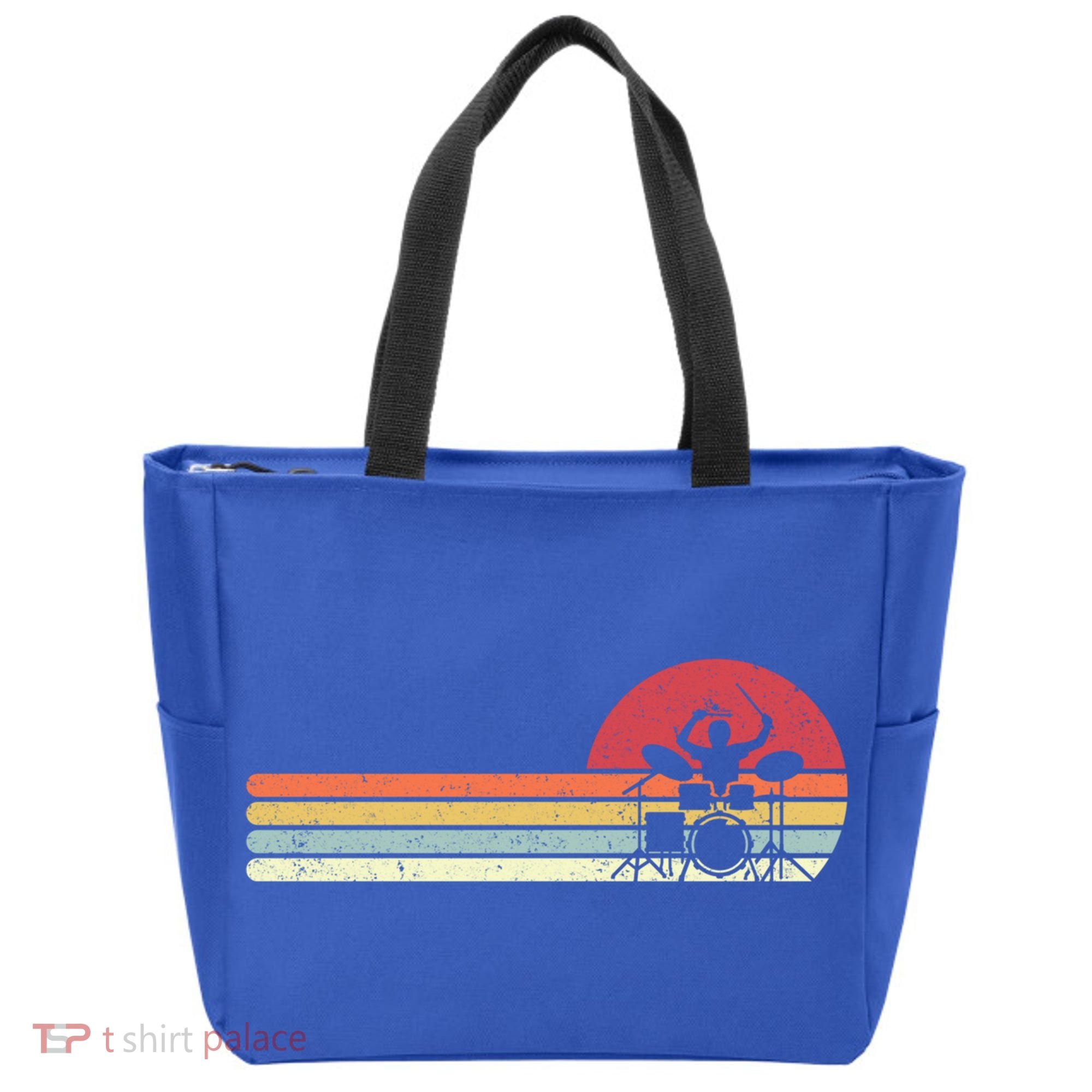 Drummer Retro Drums Gift Tote Bag