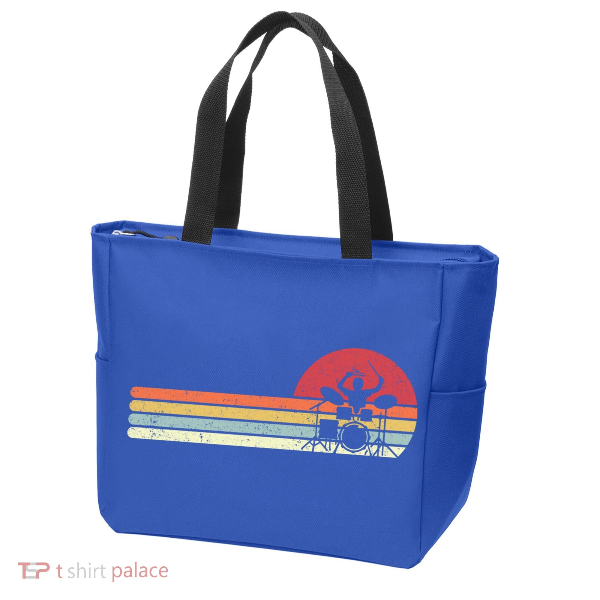 Drummer Retro Drums Gift Tote Bag