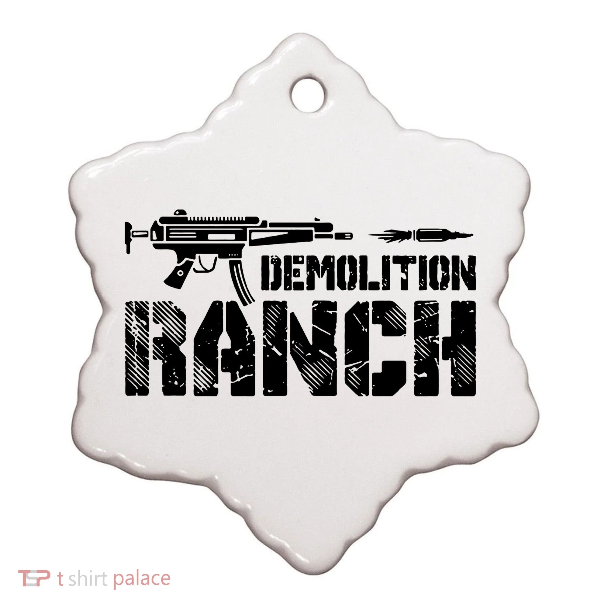 Demolition Ranch Ceramic Ornament