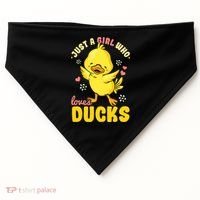 Ducks Rubber Duck Lovers Duck Lovers Gift For Girls Gift USA-Made Doggie Bandana thumb 0