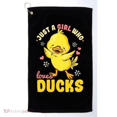 Ducks Rubber Duck Lovers Duck Lovers Gift For Girls Gift Golf Towel