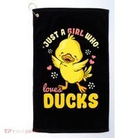 Ducks Rubber Duck Lovers Duck Lovers Gift For Girls Gift Golf Towel thumb 0