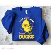 Ducks Rubber Duck Lovers Duck Lovers Gift For Girls Gift Sweatshirt thumb 2