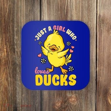 Ducks Rubber Duck Lovers Duck Lovers Gift For Girls Gift Coaster