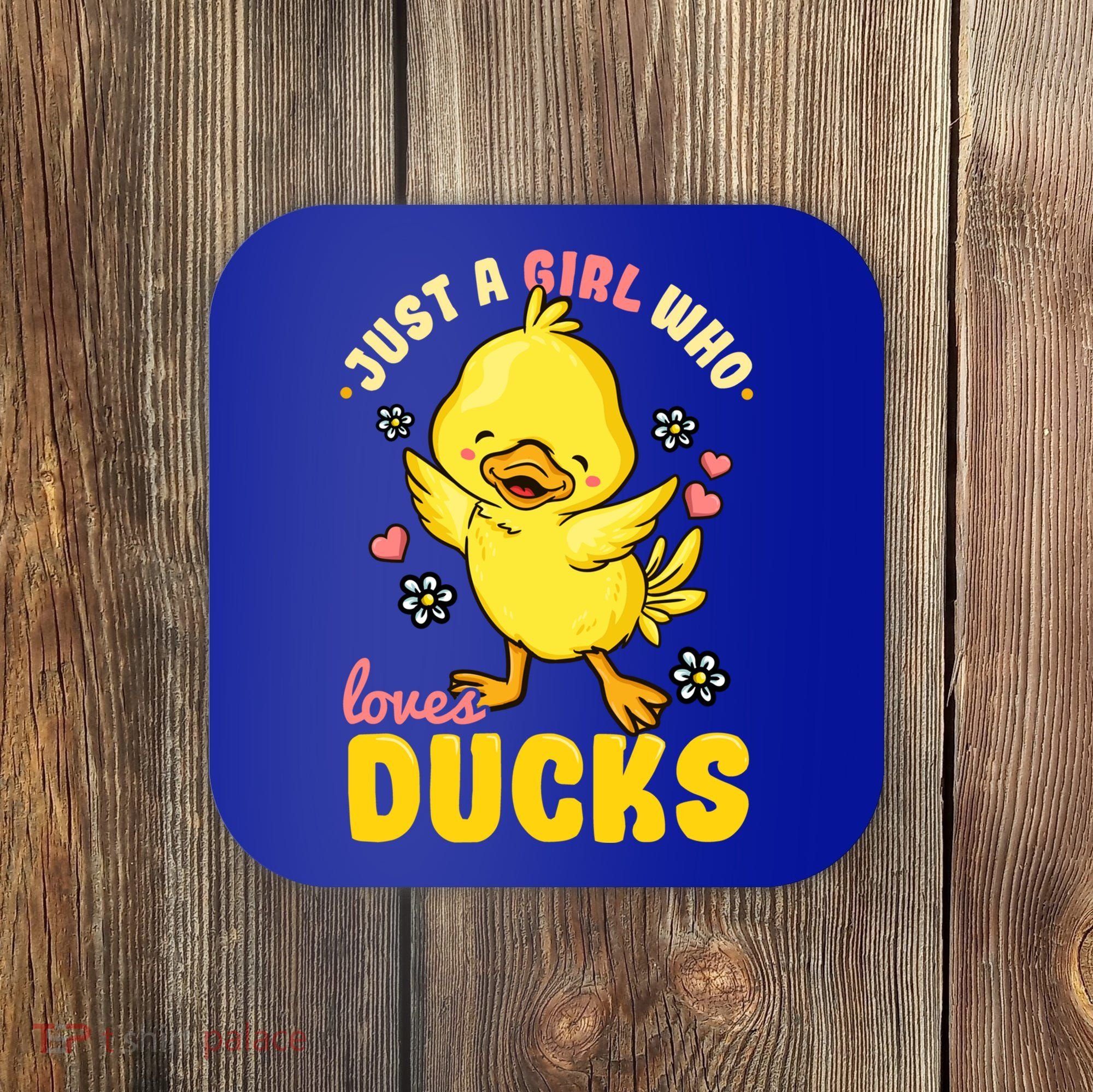 Ducks Rubber Duck Lovers Duck Lovers Gift For Girls Gift Coaster