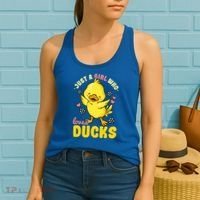 Ducks Rubber Duck Lovers Duck Lovers Gift For Girls Gift Women's Tank Top thumb 2