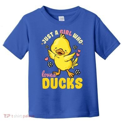 Ducks Rubber Duck Lovers Duck Lovers Gift For Girls Gift Toddler T-Shirt