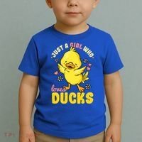 Ducks Rubber Duck Lovers Duck Lovers Gift For Girls Gift Toddler T-Shirt thumb 2
