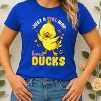 Ducks Rubber Duck Lovers Duck Lovers Gift For Girls Gift Women's T-Shirt thumb 2