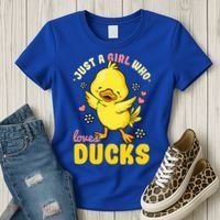 Ducks Rubber Duck Lovers Duck Lovers Gift For Girls Gift Women's T-Shirt thumb 3