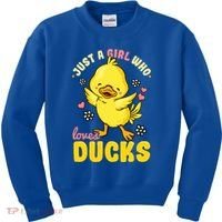Ducks Rubber Duck Lovers Duck Lovers Gift For Girls Gift Kids Sweatshirt thumb 0