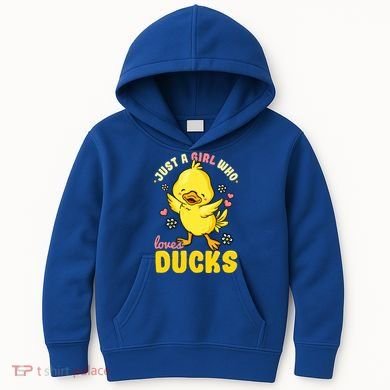 Ducks Rubber Duck Lovers Duck Lovers Gift For Girls Gift Kids Hoodie