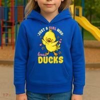 Ducks Rubber Duck Lovers Duck Lovers Gift For Girls Gift Kids Hoodie thumb 3