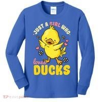 Ducks Rubber Duck Lovers Duck Lovers Gift For Girls Gift Kids Long Sleeve Shirt thumb 0