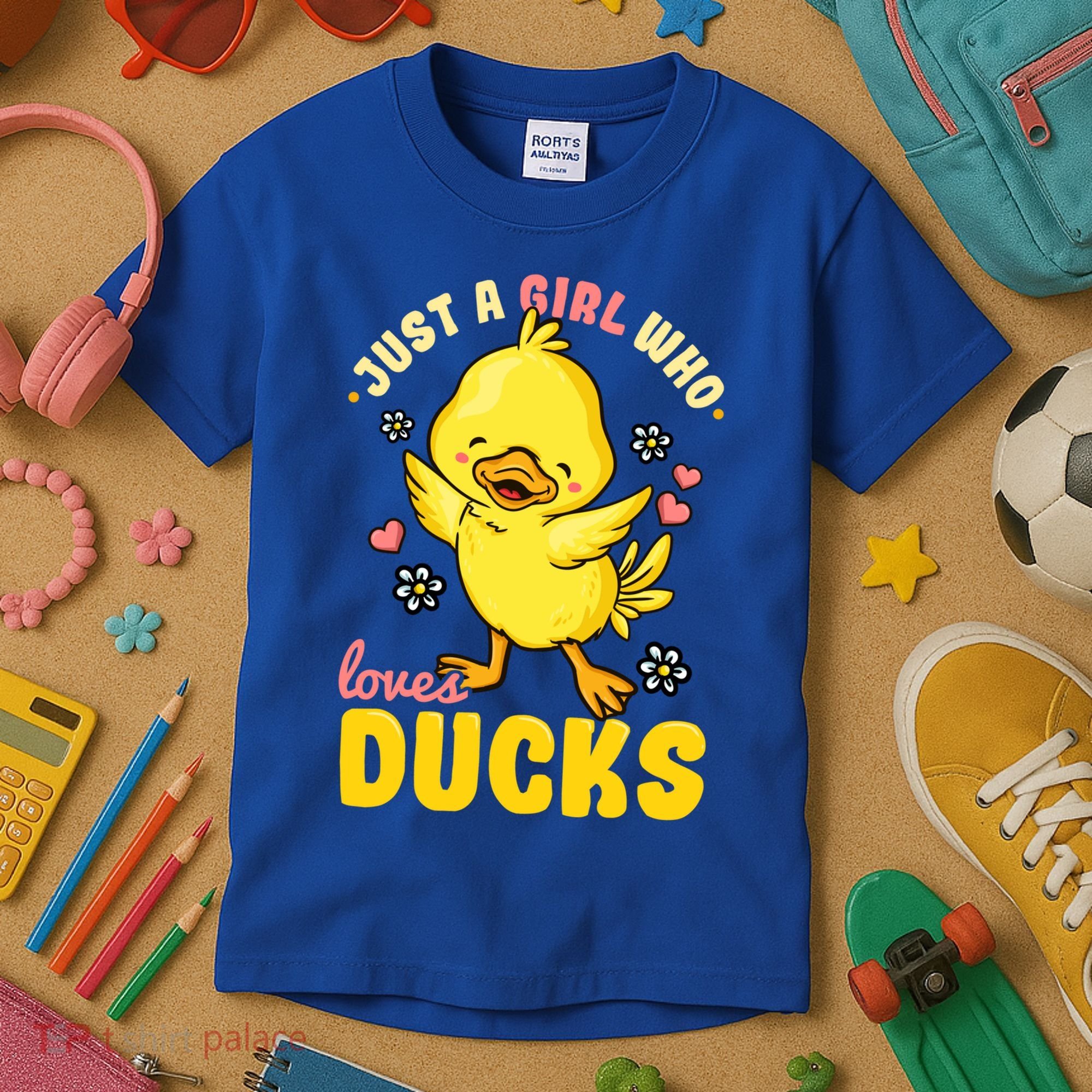 Ducks Rubber Duck Lovers Duck Lovers Gift For Girls Gift Kids T-Shirt