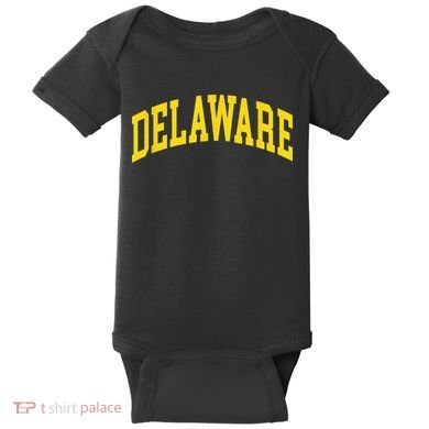 Delaware Retro DE Vintage Throwback Baby Bodysuit