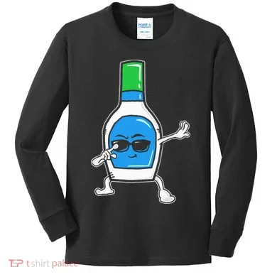 Dabbing Ranch Dressing Drawing Kids Long Sleeve Shirt