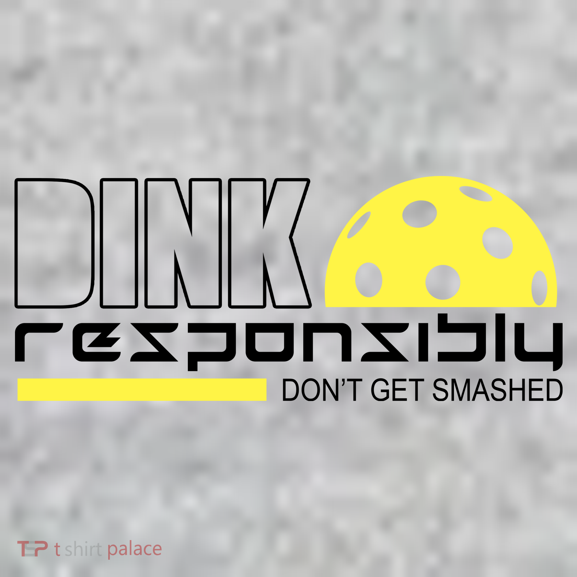 Dink Responsibly Don't Get Smashed Funny Pickleball The Baniff Cuffed Pom Beanie