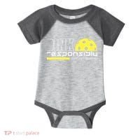Dink Responsibly Don't Get Smashed Funny Pickleball Infant Baby Jersey Bodysuit thumb 0
