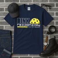 Dink Responsibly Don't Get Smashed Funny Pickleball Tall T-Shirt thumb 3