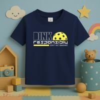 Dink Responsibly Don't Get Smashed Funny Pickleball Toddler T-Shirt thumb 3